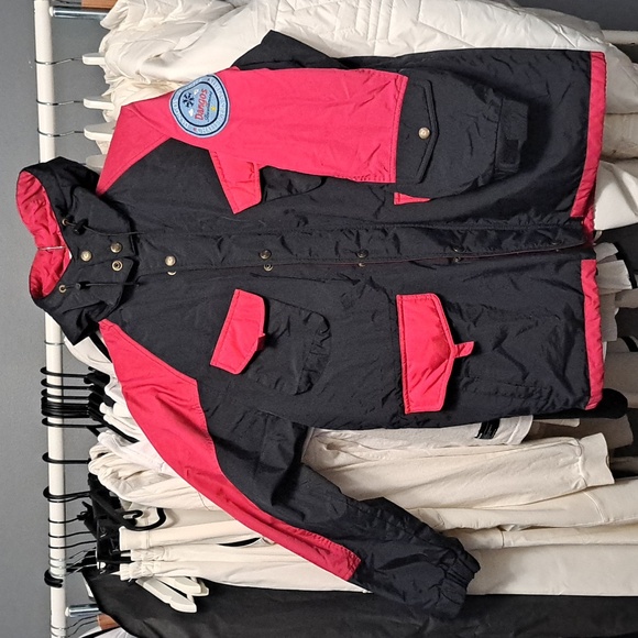 Dangos Ski Jacket Medium Black Fuchsia - Picture 1 of 5